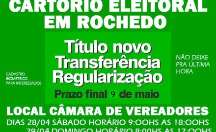 Atendimento Itinerante em Rochedo
