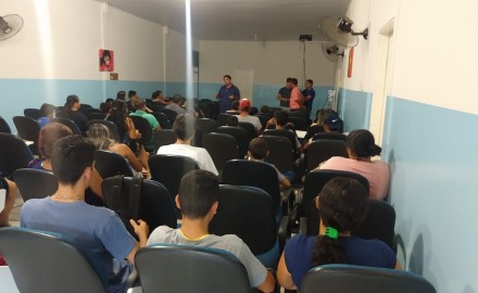 REUNIÃO DO PROJETO BOM DE BOLA BOM NA ESCOLA
