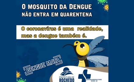 A Dengue é tão real quanto o Coronavírus