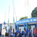 Apresentação da Banda Marcial com os músicos convidados