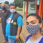 Vigilância Sanitária fiscalizando e orientando todos os comércios do município