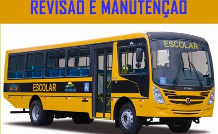 Revisão e manutenção de ônibus escolares