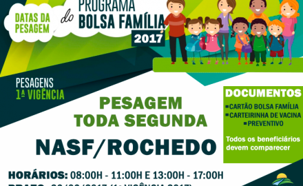 ATENÇÃO BENEFICIÁRIOS DO PROGRAMA BOLSA FAMÍLIA!