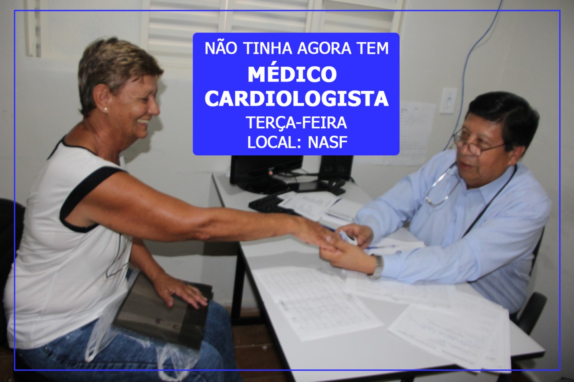 NÃO TINHA AGORA TEM “MÉDICO CARDIOLOGISTA”