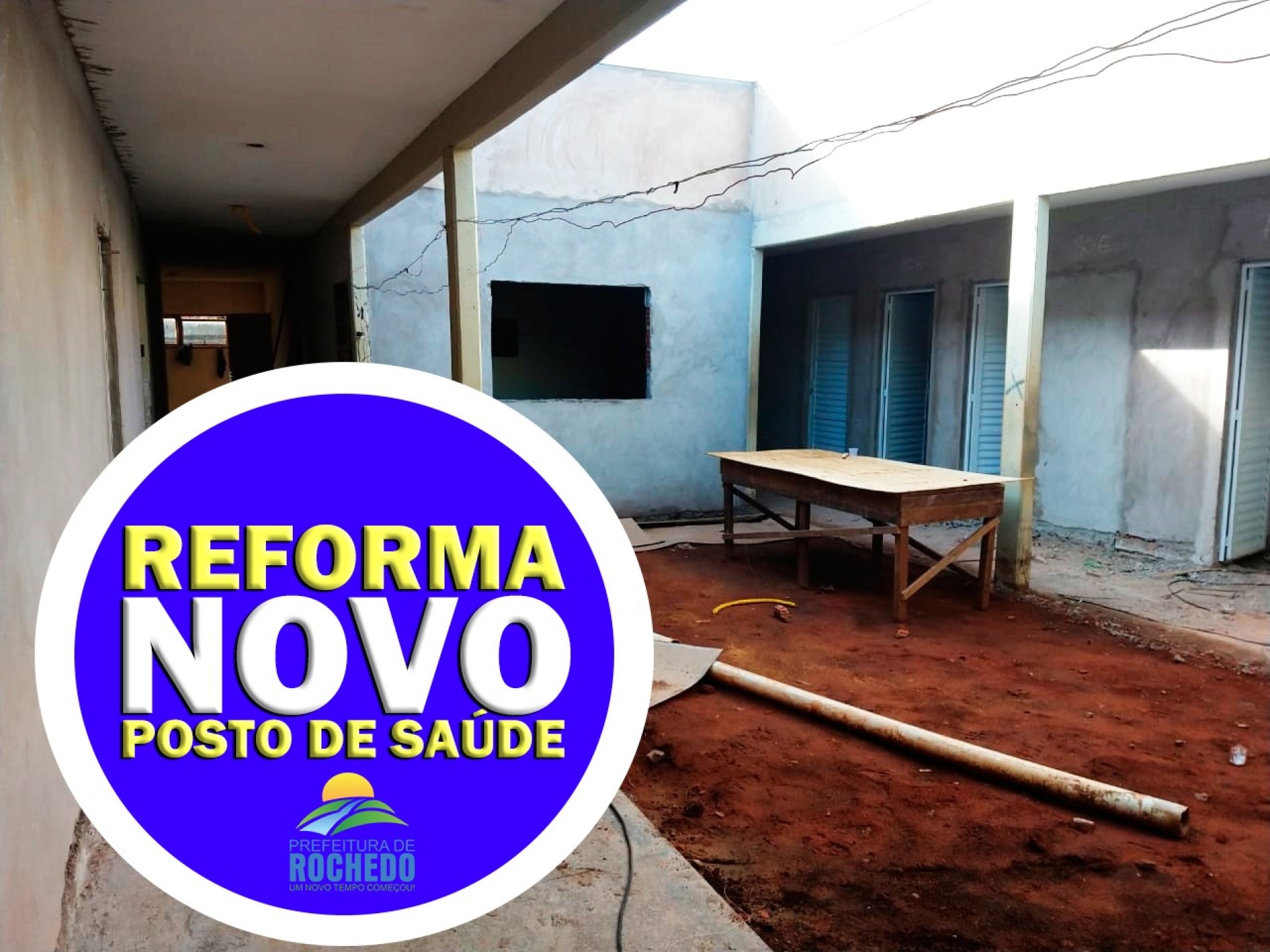 Reforma do Posto de Saúde está em andamento