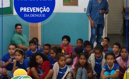 PALESTRA NAS ESCOLAS SOBRE A DENGUE