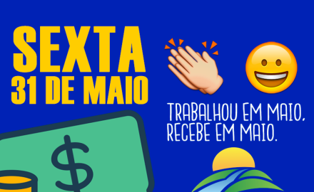 SALÁRIO NA CONTA "MAIO 2019"