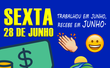 SALÁRIO NA CONTA "JUNHO 2019"
