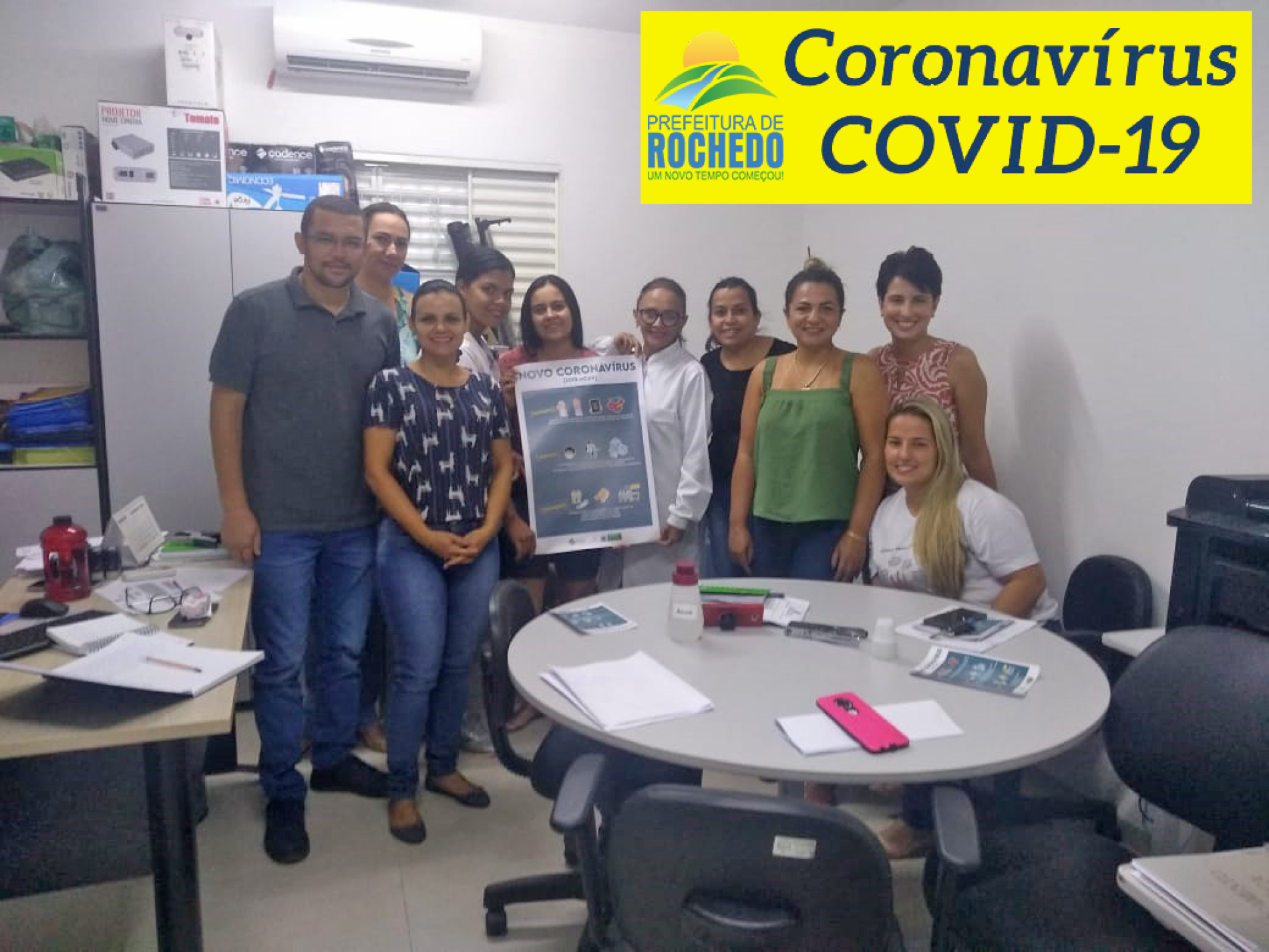 A Saúde se especializa para o COVID- 19