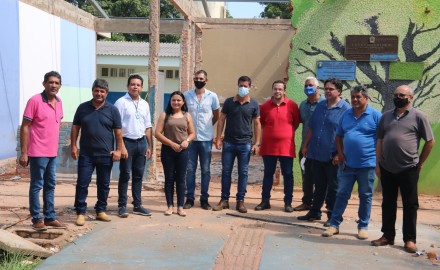 Coordenador da Região Norte do Estado visita obras do governo em parceria com a Prefeitura