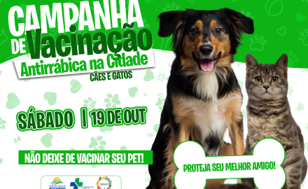 VACINAÇÃO ANTIRRÁBICA | Outubro