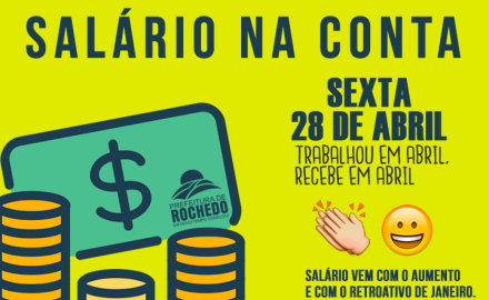 PELO 4º MÊS SEGUIDO PREFEITO JUNINHO PAGA SALÁRIO DENTRO DO MÊS.